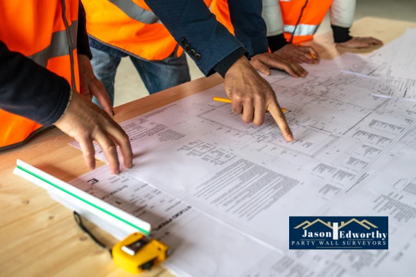 See if you need a party wall agreement for building along boundary line Halstead