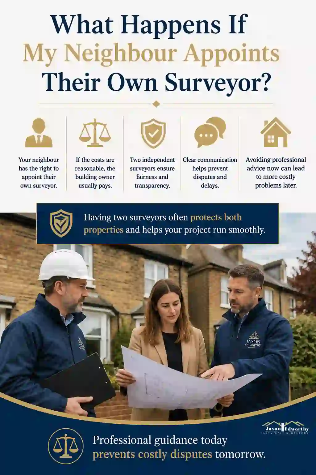 What Happens If My Neighbour Appoints Their Own Surveyor Halstead?