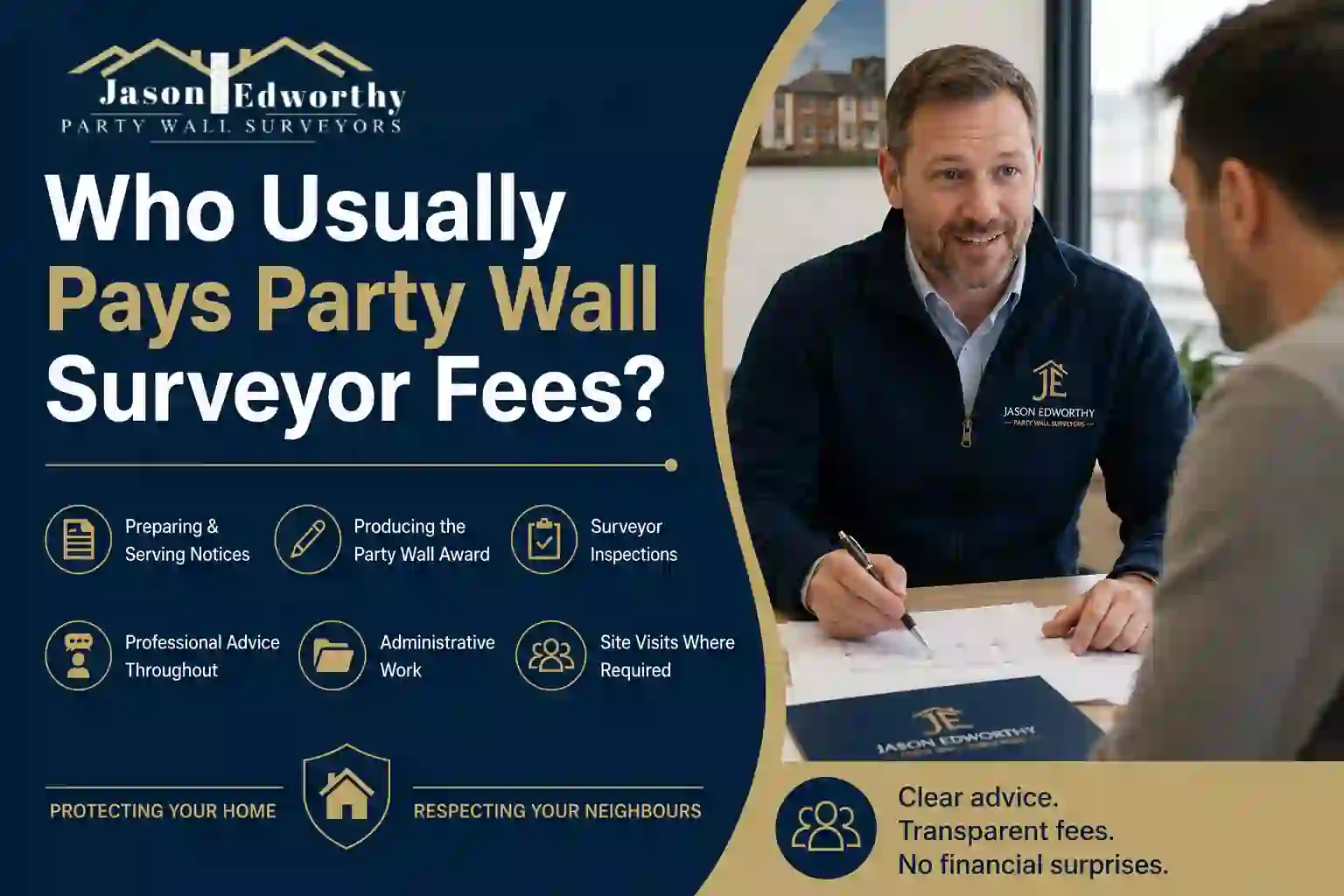 Who Usually Pays Party Wall Surveyor Fees Halstead?